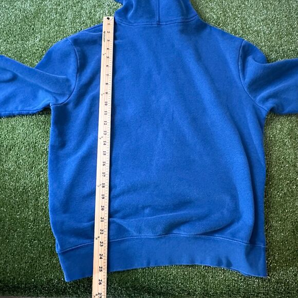 Gap Hoodie Adult Large Blue Spellout Logo Y2K Style Comfort Casual City Fall - Picture 6 of 8